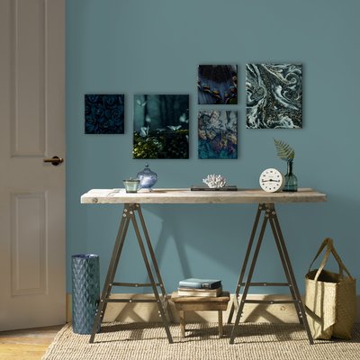 Set de 5 toiles imprimées Nature mystérieuse ART FOR THE HOME