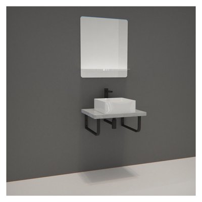Meuble simple + vasque + miroir WILL MOB IN