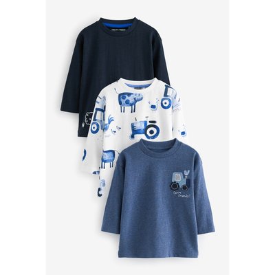 T-shirts manches longues, lot de 3 NEXT