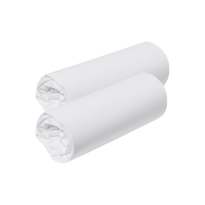 Lot de 2 draps housse pour berceau et cododo en jersey extensible VERTBAUDET