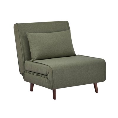Chauffeuse convertible tissu piétement bois 1 place GUEST SWEEEK