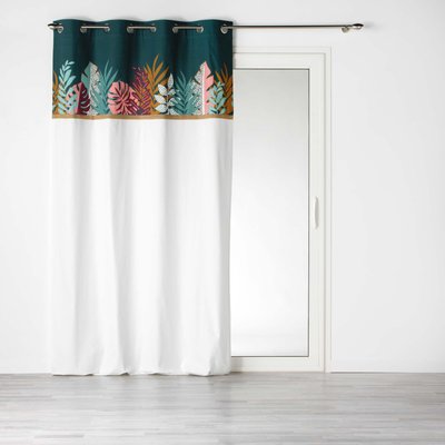 Rideau exotique en coton et jute DOUCEUR D'INTÉRIEUR