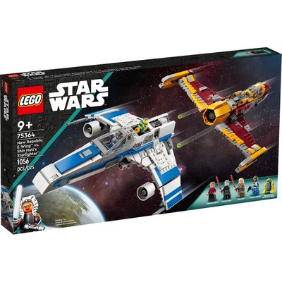 Star Wars L'E-wing de la Nouvelle République contre le chasseur de Shin Hati LEGO