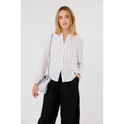 Chemise à rayures, col tunisien et manches longues Alexis ARTLOVE
