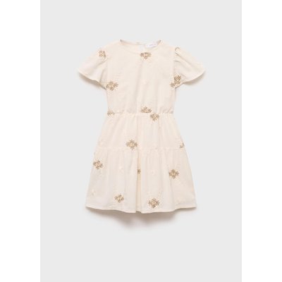 Robe courte détail brodé MANGO KIDS