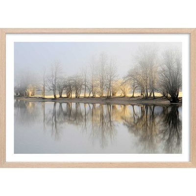 Affiche paysage Une journee de janvier HEXOA