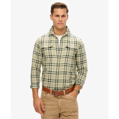 The Merchant Store - Chemise à carreaux en lin SUPERDRY
