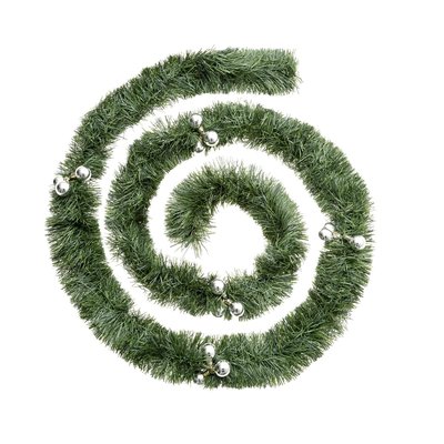 Guirlande de Noel + boules argent ATMOSPHERA