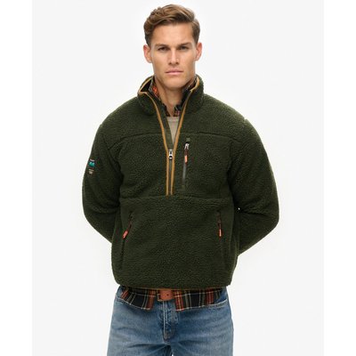 Pull en polaire à demi-fermeture zippée Outdoor SUPERDRY