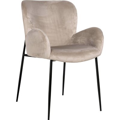 Fauteuil Amber Khaki Velours Ignifugé Richmond RECOLLECTION