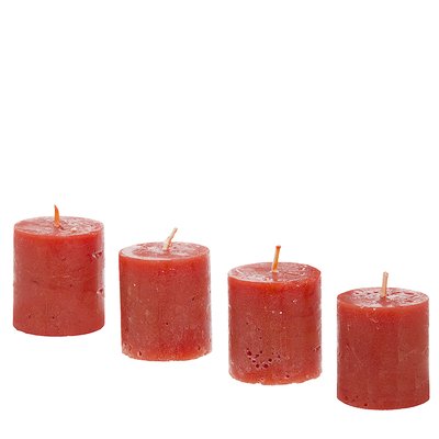 Set de 4 bougies en paraffine H5 SIA DECO