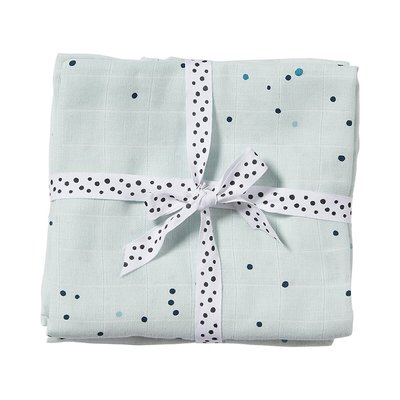 Maxi langes dreamy dots lot de 2 120 x 120 cm DONE BY DEER