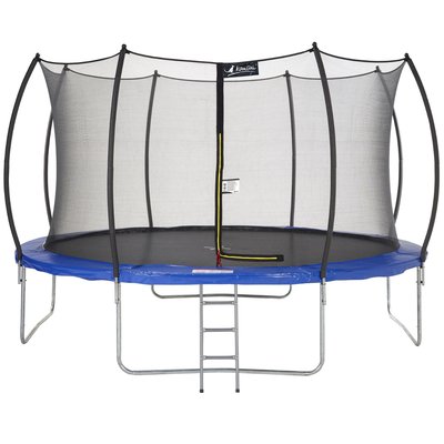 Trampoline jardin FPR Bleu Ø430 + échelle KANGUI
