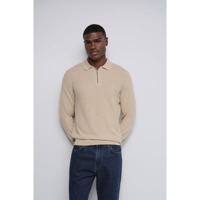 PULL EN MAILLE DEMI-ZIP SALSA JEANS