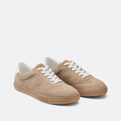 Scarpe da ginnastica retrò in pelle scamosciata LA REDOUTE COLLECTIONS