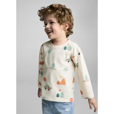 T-shirt 100 % coton motif imprimé MANGO BABY
