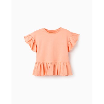 T-shirt en Coton à Volants ZIPPY