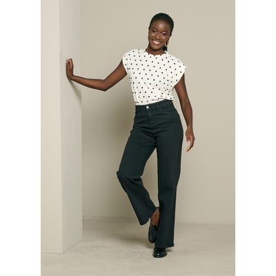 Pantalon large taille haute LOLALIZA