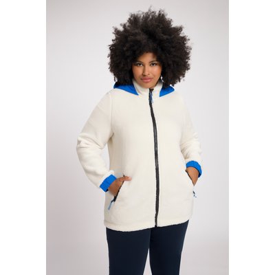 Veste en teddy, capuche dézippable ULLA POPKEN