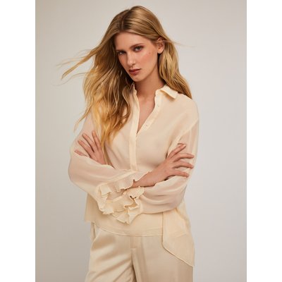 Chemise en georgette couleur unie MOTIVI