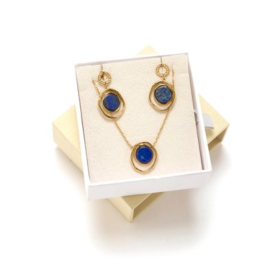 Parure collier et boucles d'oreilles DAXON