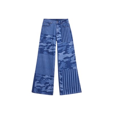 HUGE HIGH JEAN Coton KICKERS