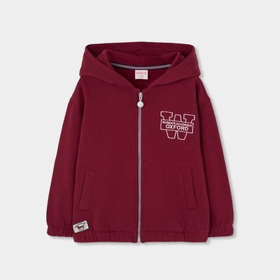 Sweat-shirt molleton garçon imprimé Oxford BOBOLI