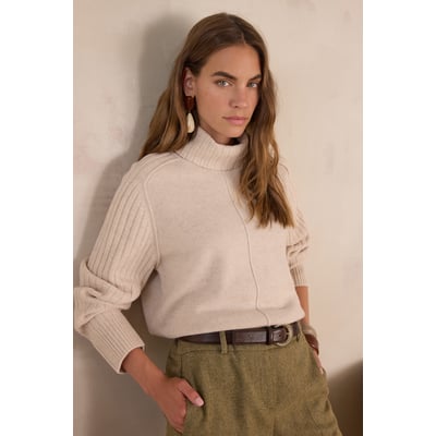 Pull col roulé BLAISE en laine Maison 123