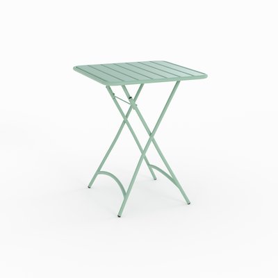 Table de jardin pliante en métal 2 personnes - YUMI RENDEZ-VOUS DÉCO