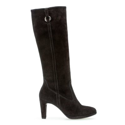 Bottes en daim à talon bloc recouvert GABOR
