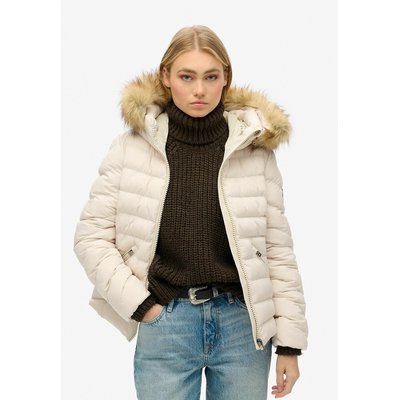 Fuji Short Padded Puffer Jacket with Hood SUPERDRY