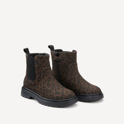 Chelsea-Stiefeletten mit Leopardenmuster LA REDOUTE COLLECTIONS