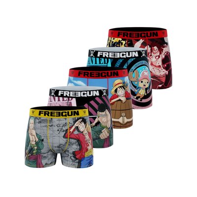 Lot de 5 Boxers One Piece FREEGUN