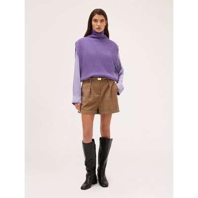 Gilet en tricot de laine mélangée teinte unie MOTIVI