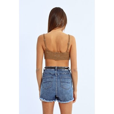 Brassière ajourée en crochet LILI SIDONIO