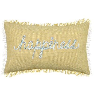 Coussin rectangulaire happiness LOVELY CASA