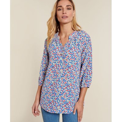 Blouse crêpe fleurie DAMART