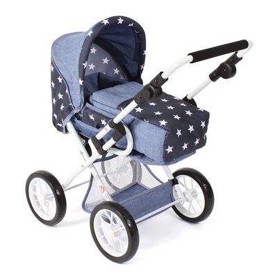 Poussette combinée Leni Étoiles Bleu marine BAYER CHIC 2000