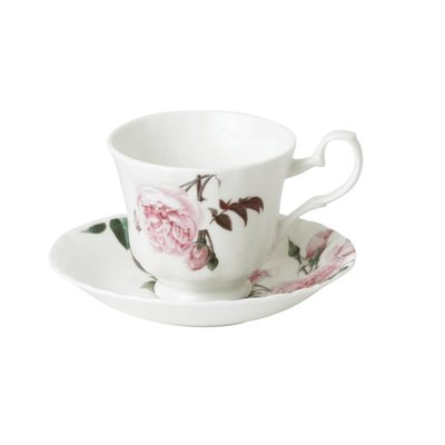 Tasse et sous tasse à thé Rose Austin 23 cl ROY KIRKHAM