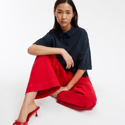 T-shirt col polo manches courtes LA REDOUTE COLLECTIONS