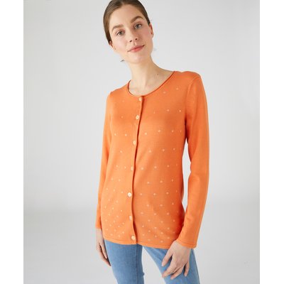 Cardigan en maille à impression dorée DAMART