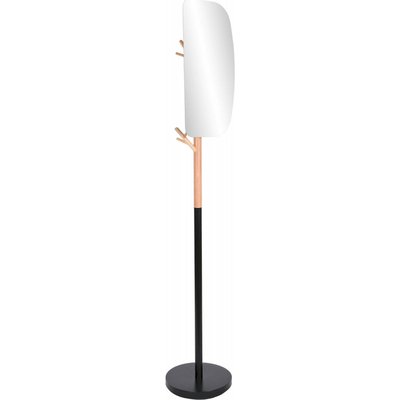 Portemanteau miroir bois et métal, Scandi RECOLLECTION