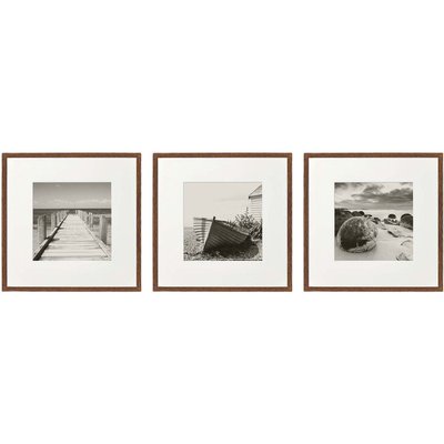 Cadre photo Sepia 40 x 40 cm (Lot de 3) JARDINDECO