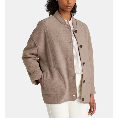 Veste Droite Duveteuse Klover En Laine Fluffy JODHPUR