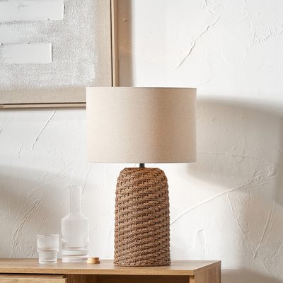 Woven Seagrass Table Lamp SO'HOME