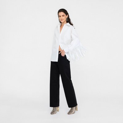 Chemise en popeline avec franges LIU JO