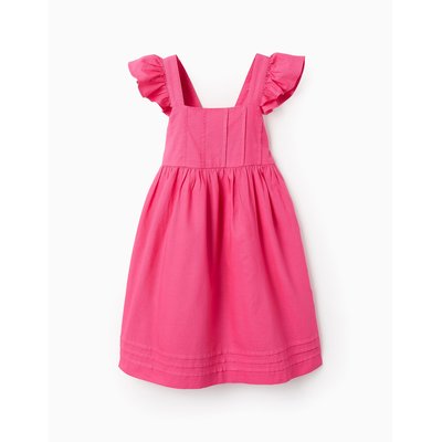 Robe en Coton et Lin avec Volants ZIPPY