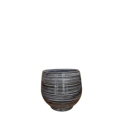 Cache-pot décoratif en grès H31 SIA DECO