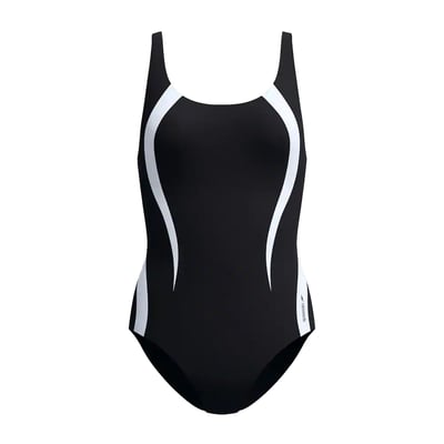 Maillot de bain 1 pièce motif/style panneau contrasté SPEEDO
