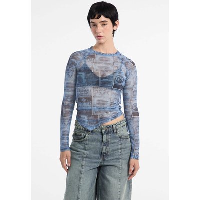 Haut En Maille Filet Imprimé All-Over GUESS